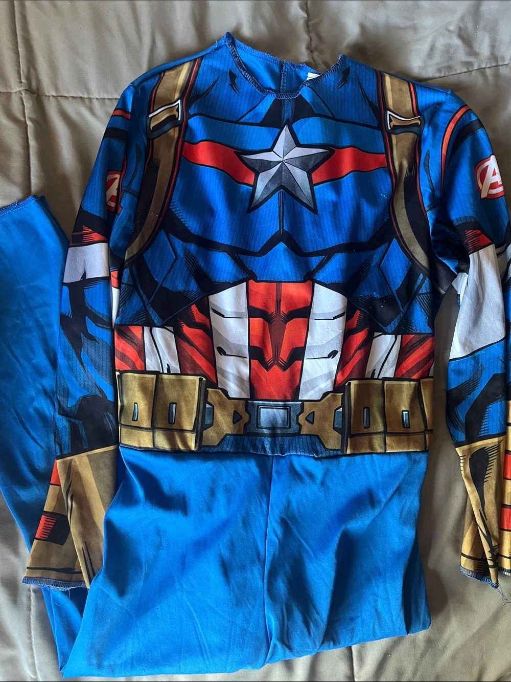 Marvel Avengers Captain America Kids Costume - Blue